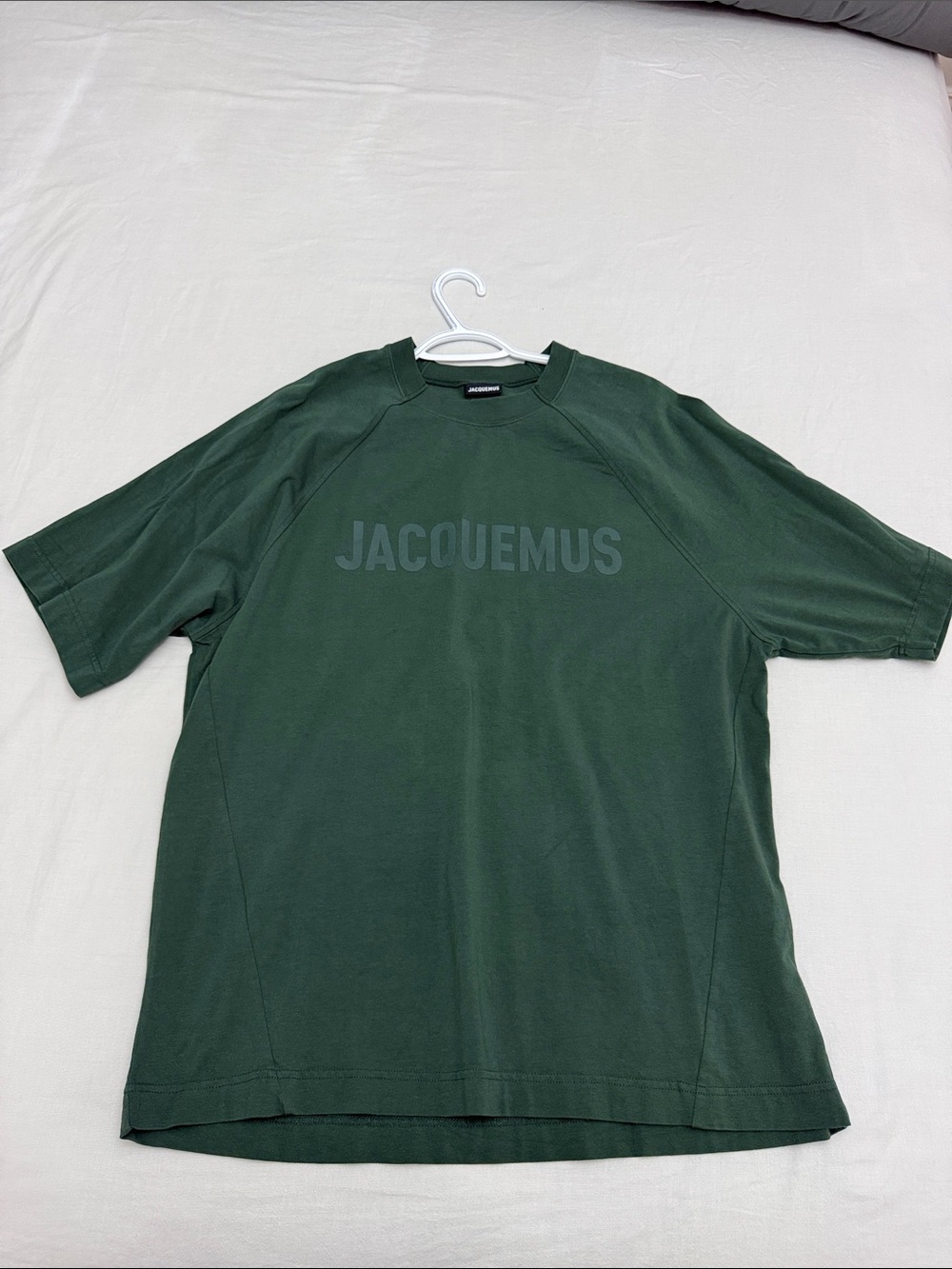 Jacquemus Dark Green Logo Short-Sleeve Tee